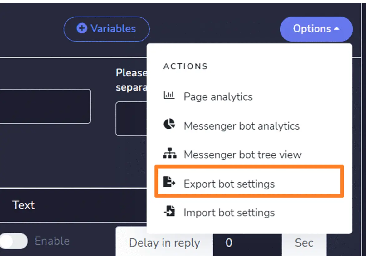 Messenger Bot - • Bot settings Messenger Bot Part 1 17