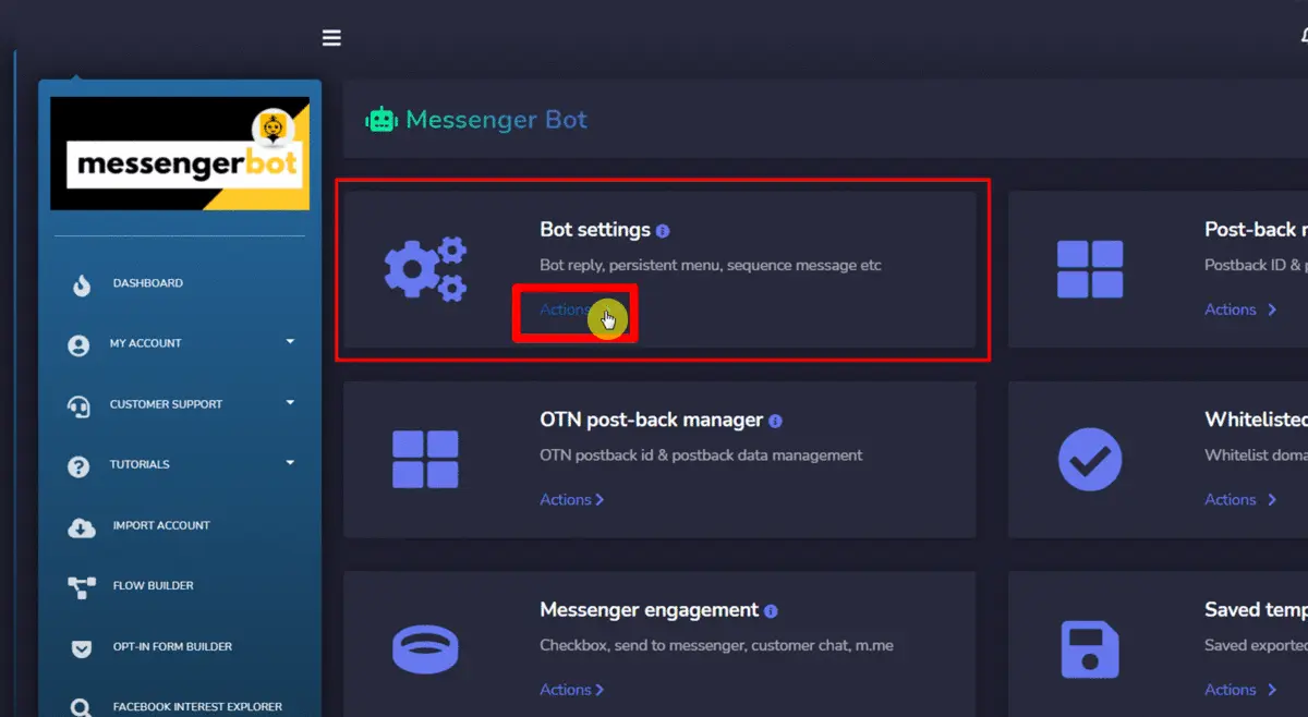 Messenger Bot - • Bot settings Messenger Bot Part 1 3