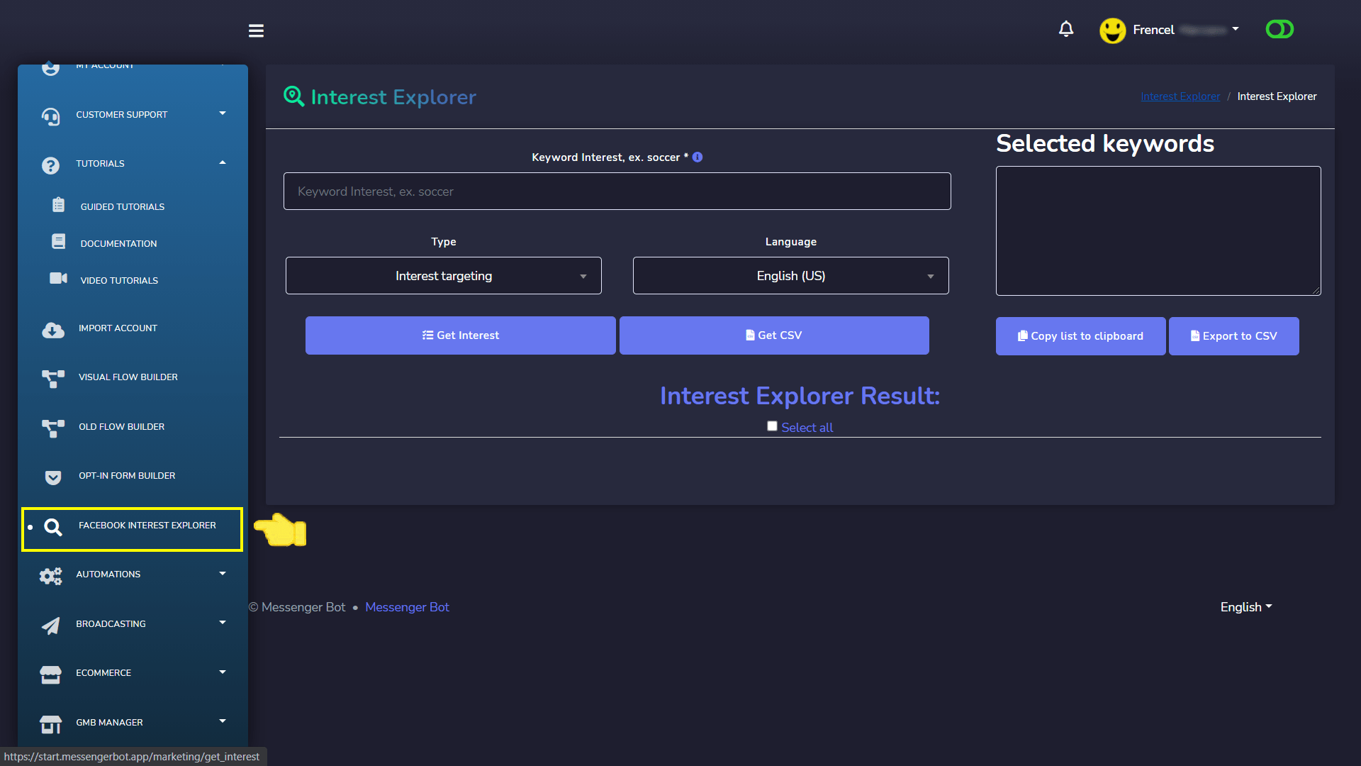 How To Use Facebook Interest Explorer 1