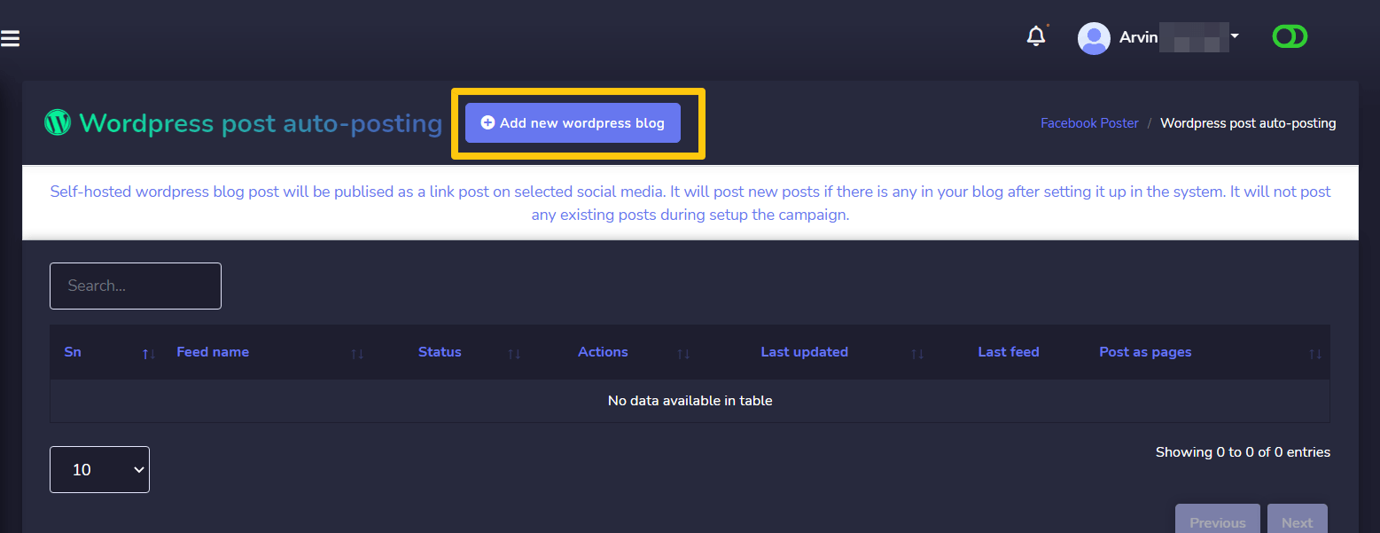 2.ShareWordpressBlogPost How To Share WordPress Blog Post To Social Media Automatically With Messenger Bot Add-On 2