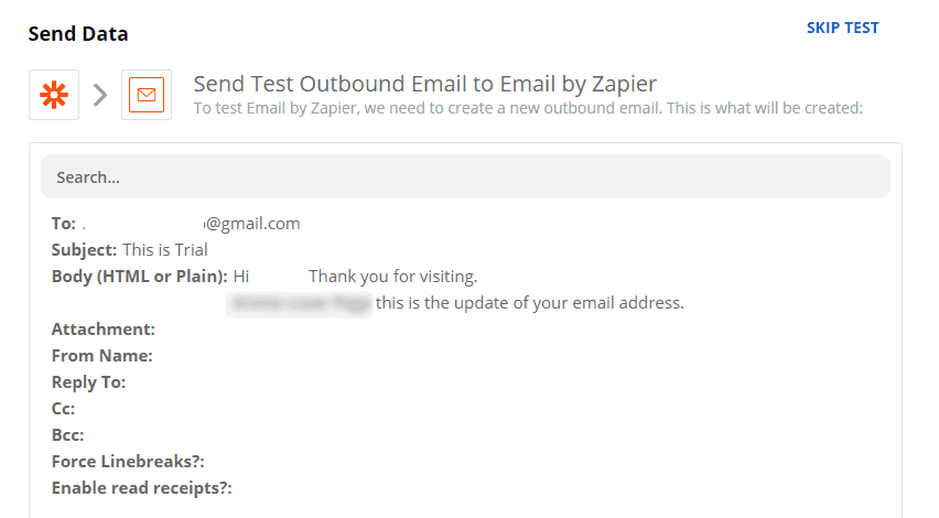 How To Integrate Zapier With Messenger Bot Using Webhook - Email by Zapier 20