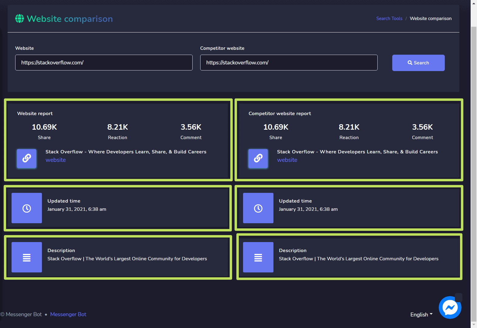 Messenger Bot - Search Tools 4