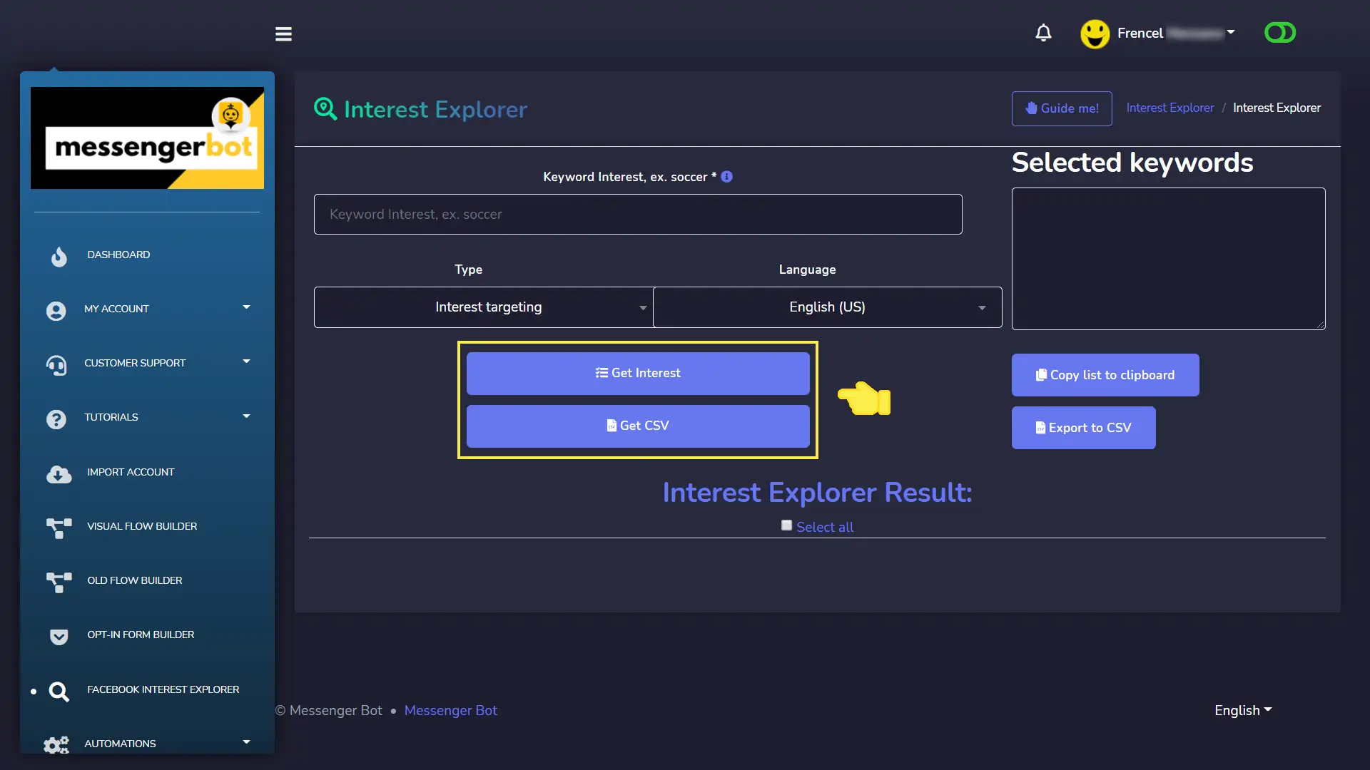 How To Use Facebook Interest Explorer 5