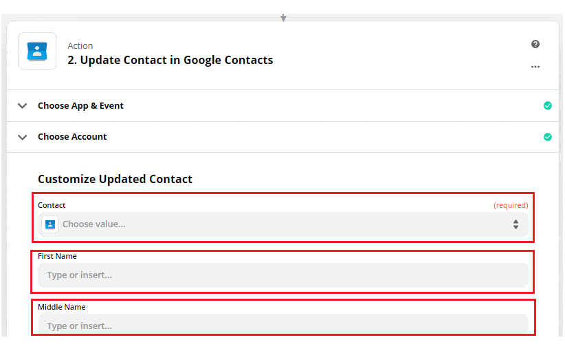How To Integrate Zapier With Messenger Bot Using Webhook - Google Contacts 23