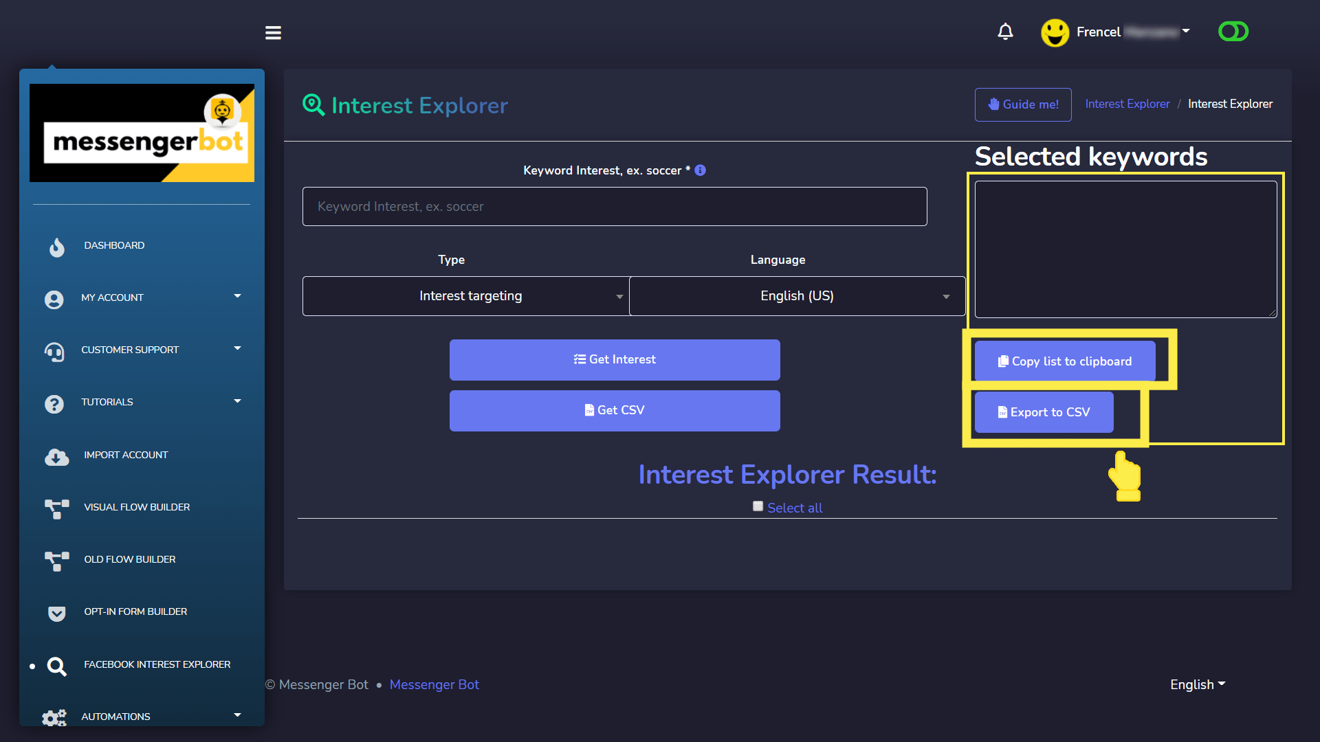 How To Use Facebook Interest Explorer 6