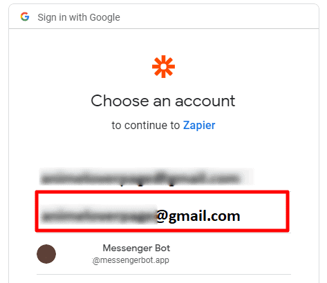 How To Integrate Zapier With Messenger Bot Using Webhook - Google Contacts 20