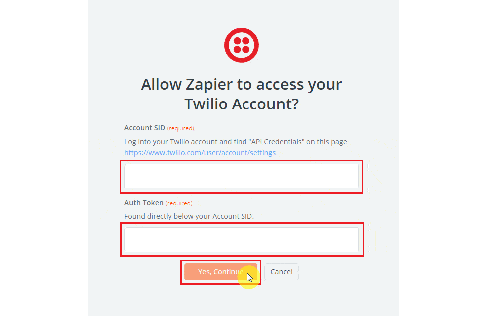 3-4.How To Integrate Zapier With Messenger Bot Using Webhook Twilio How To Integrate Zapier With Messenger Bot Using Webhook - Twilio 19