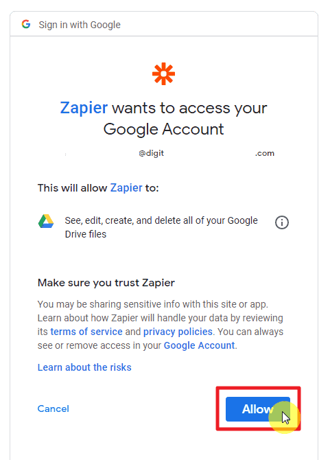 How To Integrate Zapier With Messenger Bot Using Webhook - Google Drive 21