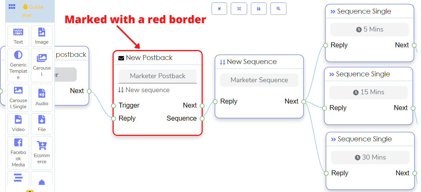 How To Send Sequence Messaging With Messenger Bot's Flow Builder 14