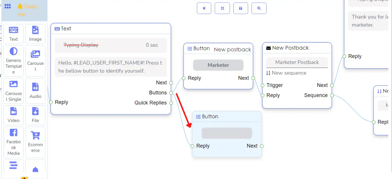 How To Send Sequence Messaging With Messenger Bot's Flow Builder 17