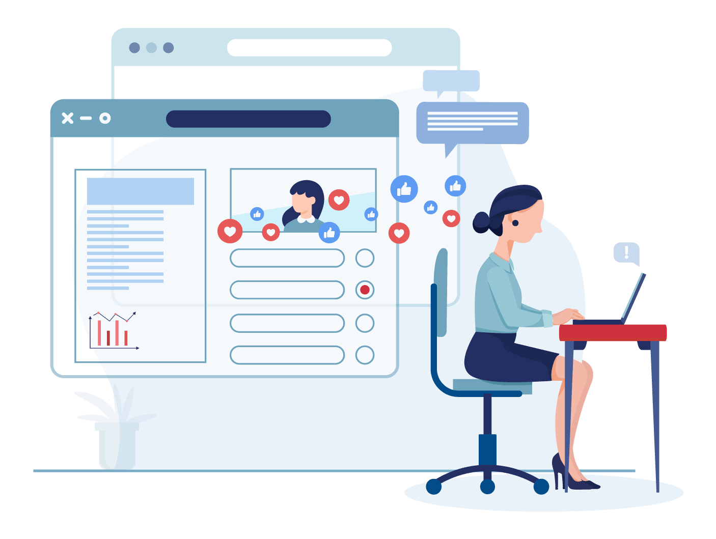 Facebook manager, Facebook post, posts manager, post manager