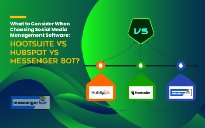 What to Consider When Choosing Social Media Management Software: Hootsuite vs HubSpot vs Messenger Bot?