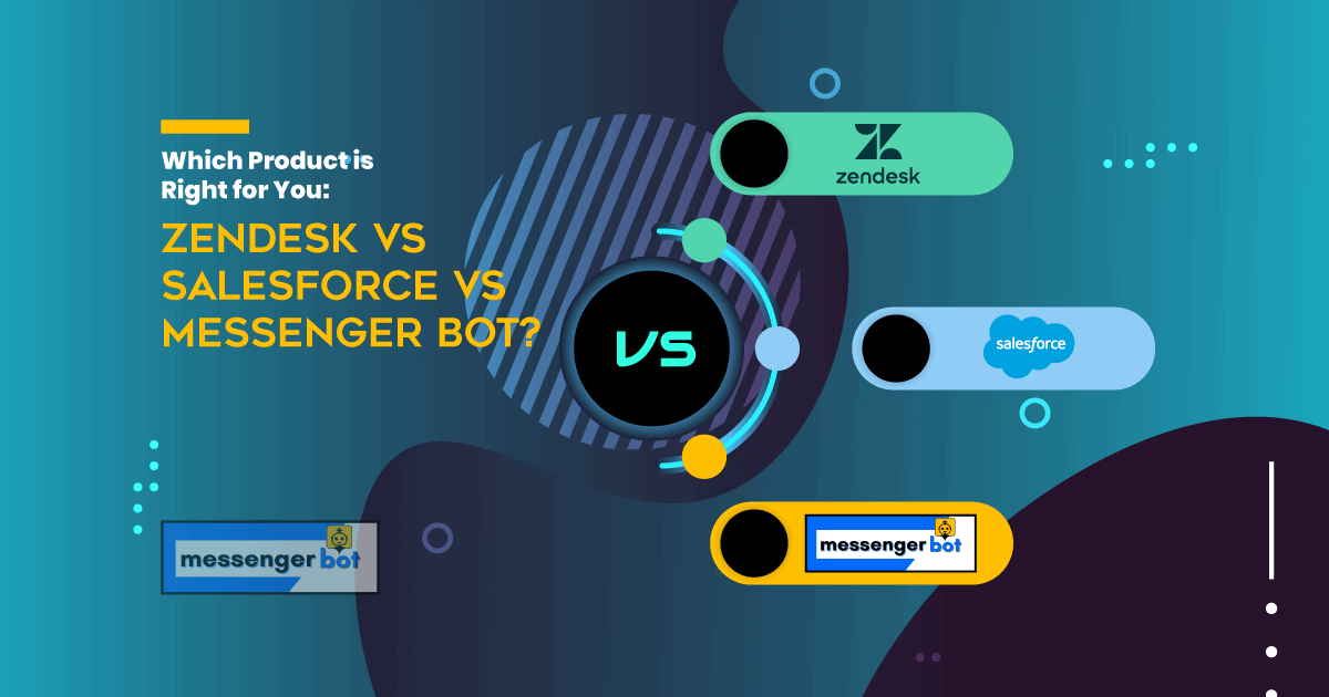 Which Product Is Right For You: Zendesk Vs Salesforce Vs Messenger Bot?