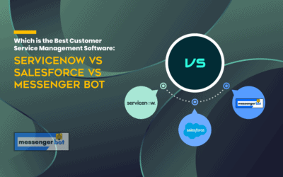 Which is the Best Customer Service Management Software: ServiceNow vs Salesforce vs Messenger Bot