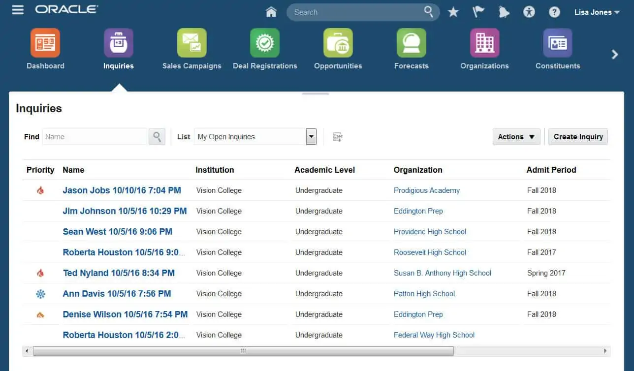 Salesforce vs Oracle vs Messenger Bot, Different Technology Platforms, Cloud CRM systems, Features Comparison, Contact Management, Artificial intelligence, Pricing