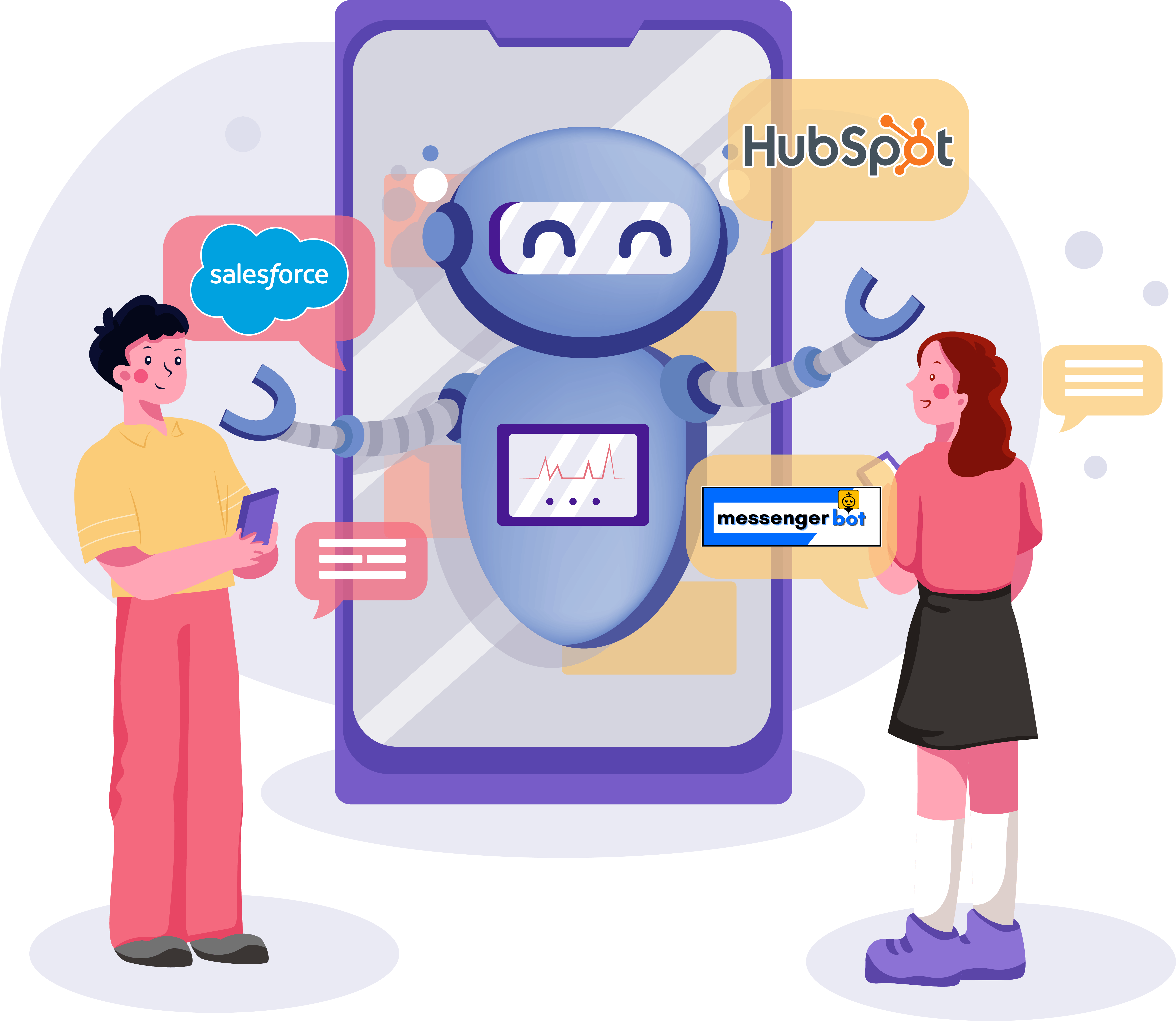 HubSpot vs Salesforce vs Messenger Bot, Is HubSpot better than Salesforce?, Is HubSpot like Salesforce?, Is HubSpot more expensive than Salesforce?, Marketing Tools, User Interface