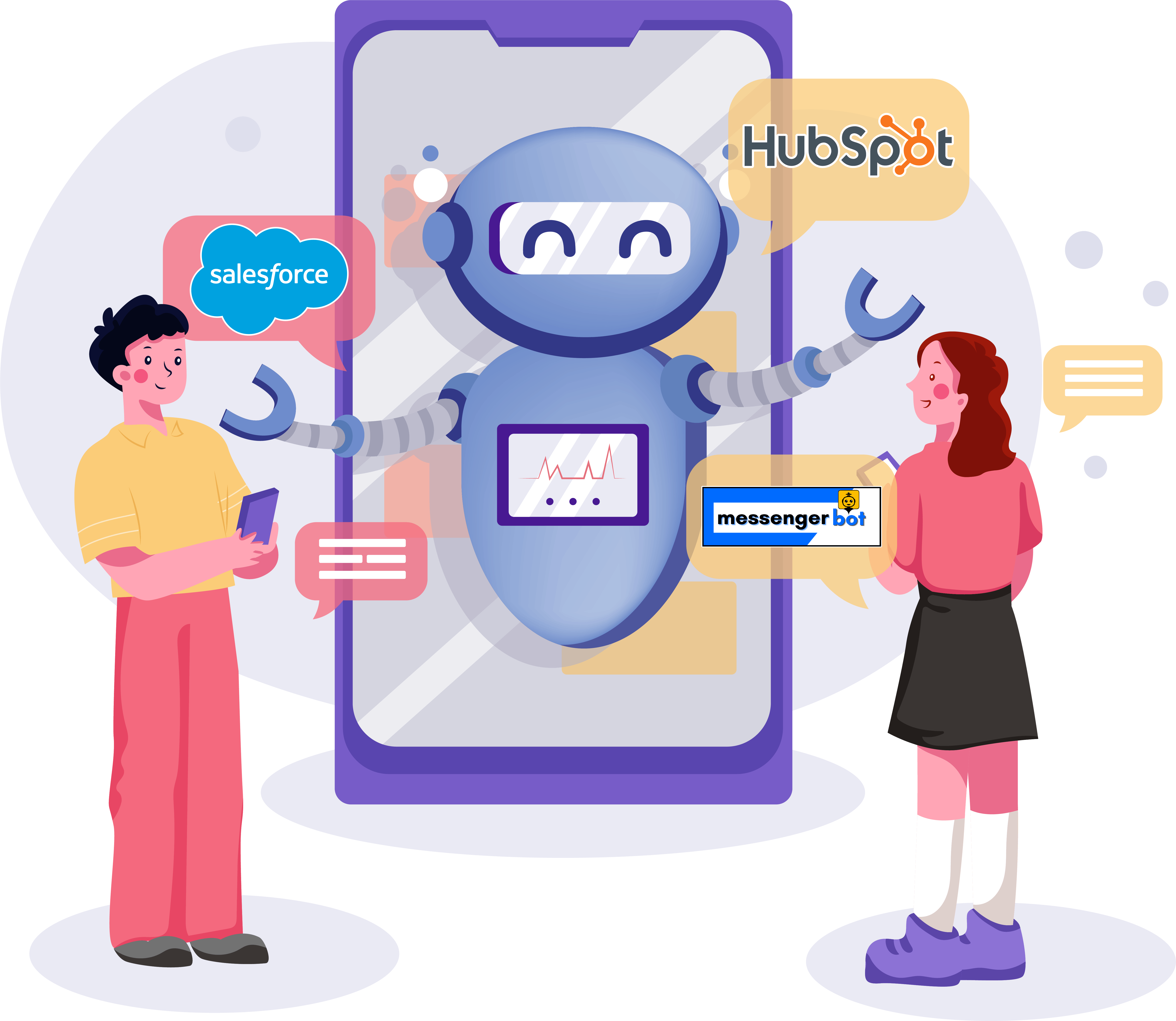 HubSpot vs Salesforce vs Messenger Bot, Is HubSpot better than Salesforce?, Is HubSpot like Salesforce?, Is HubSpot more expensive than Salesforce?, Marketing Tools, User Interface