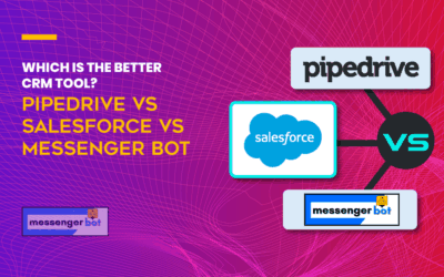 Which is the Better CRM Tool? Pipedrive vs Salesforce vs Messenger Bot