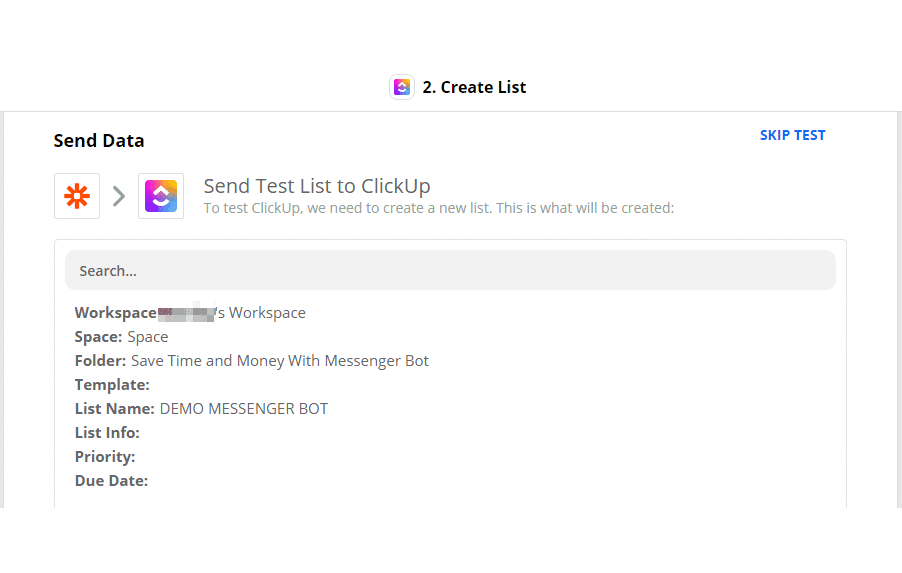 How To Integrate Zapier With Messenger Bot Using Webhook - ClickUp 20