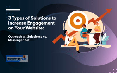 3 Types of Solutions to Increase Engagement on Your Website: Outreach vs Salesforce vs Messenger Bot