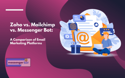 Zoho vs Mailchimp vs Messenger Bot: A Comparison of Email Marketing Platforms