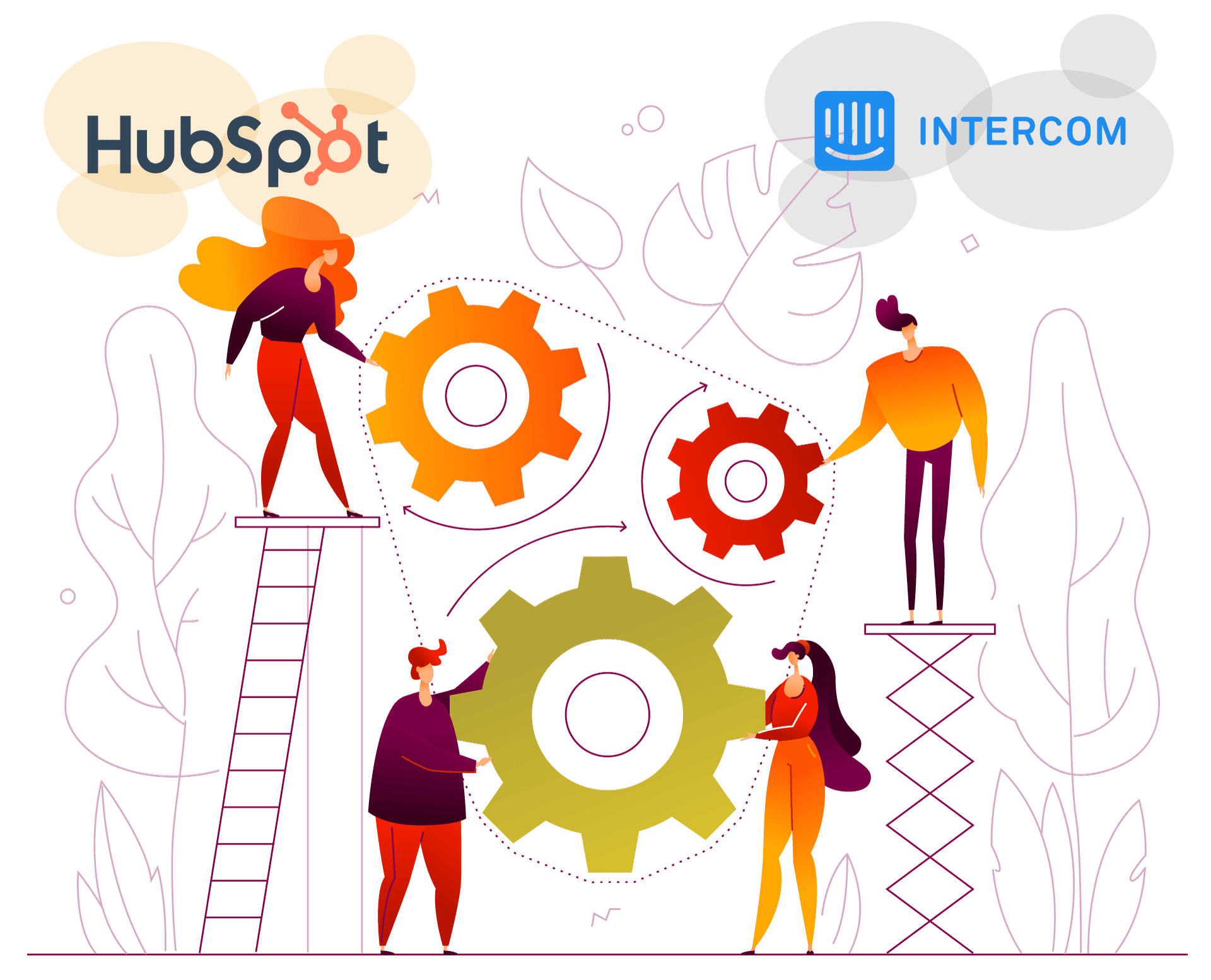 intercom vs hubspot, intercom vs hubspot marketing, intercom vs hubspot chat, hubspot messages vs intercom, hubspot service vs intercom