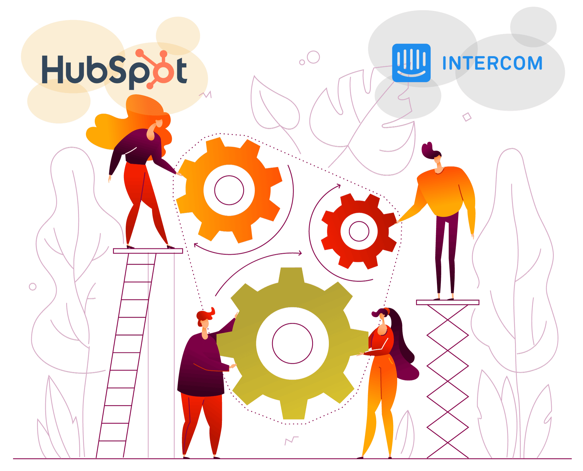 intercom vs hubspot, intercom vs hubspot marketing, intercom vs hubspot chat, hubspot messages vs intercom, hubspot service vs intercom