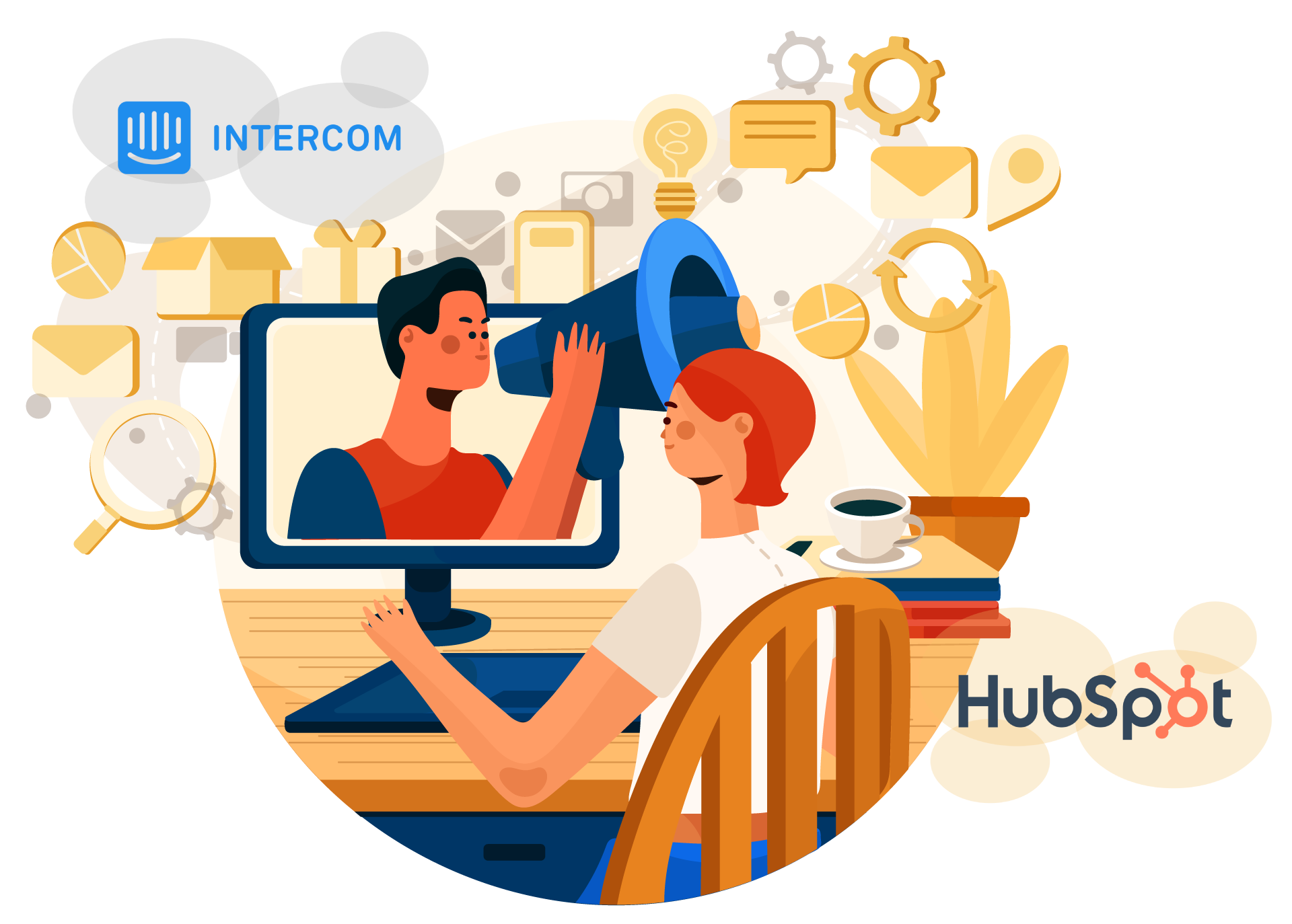intercom vs hubspot, intercom vs hubspot marketing, intercom vs hubspot chat, hubspot messages vs intercom, hubspot service vs intercom