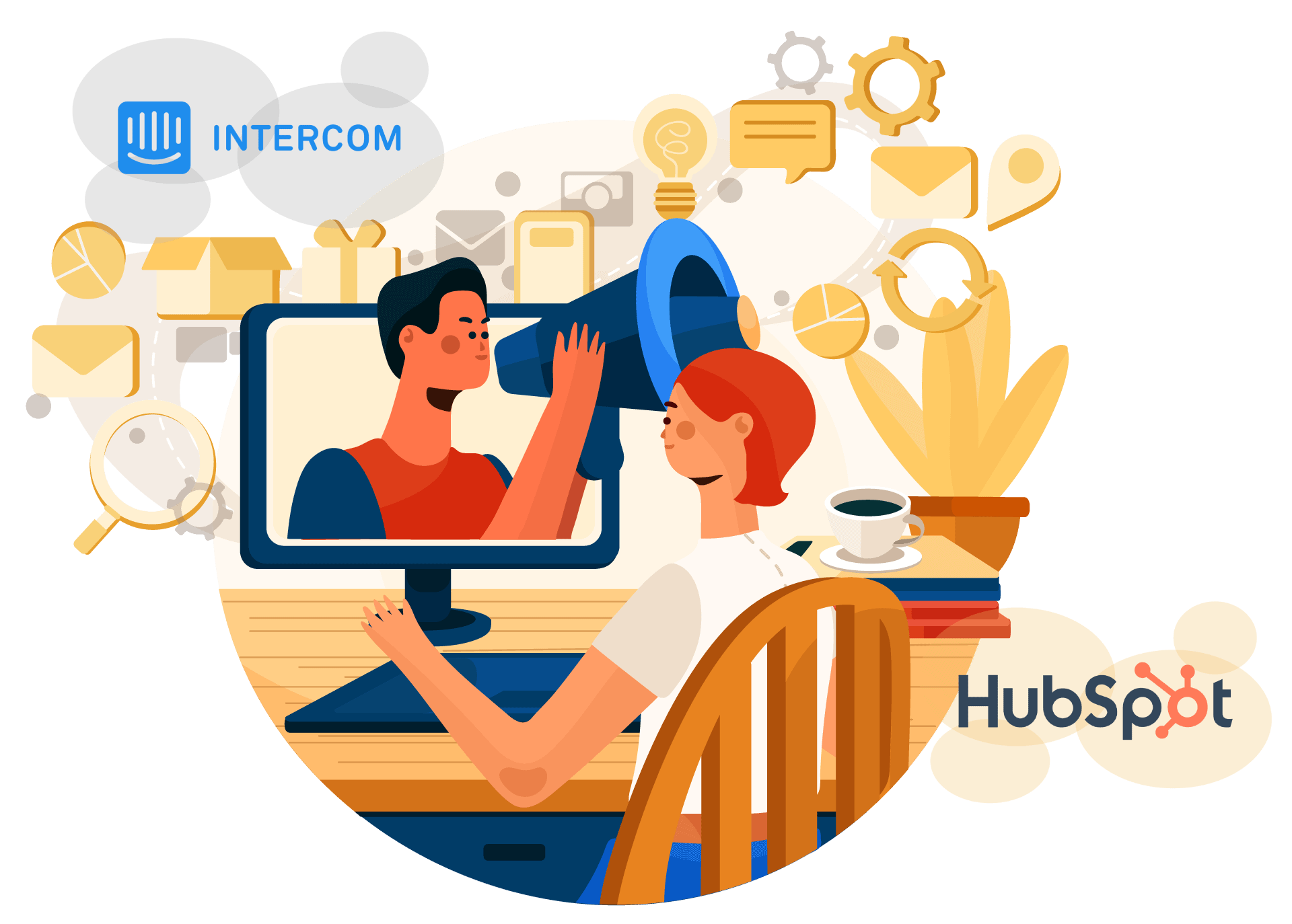 intercom vs hubspot, intercom vs hubspot marketing, intercom vs hubspot chat, hubspot messages vs intercom, hubspot service vs intercom