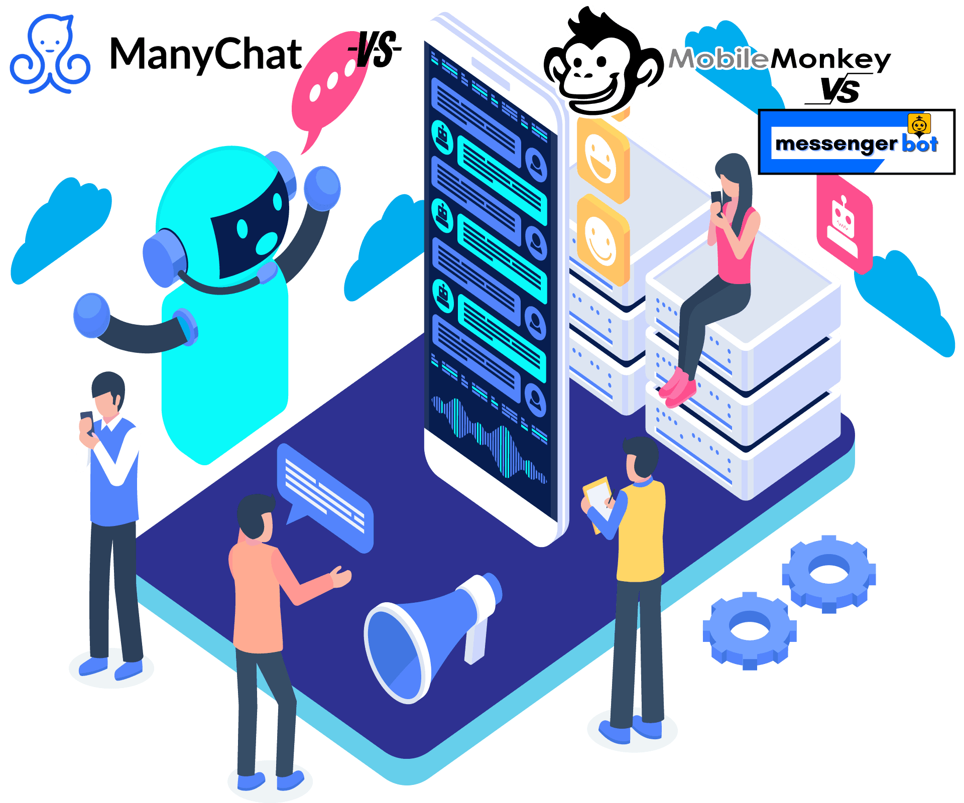 manychat vs mobilemonkey,mobilemonkey vs manychat,manychat pricing,pros and cons of manychat,manychat review