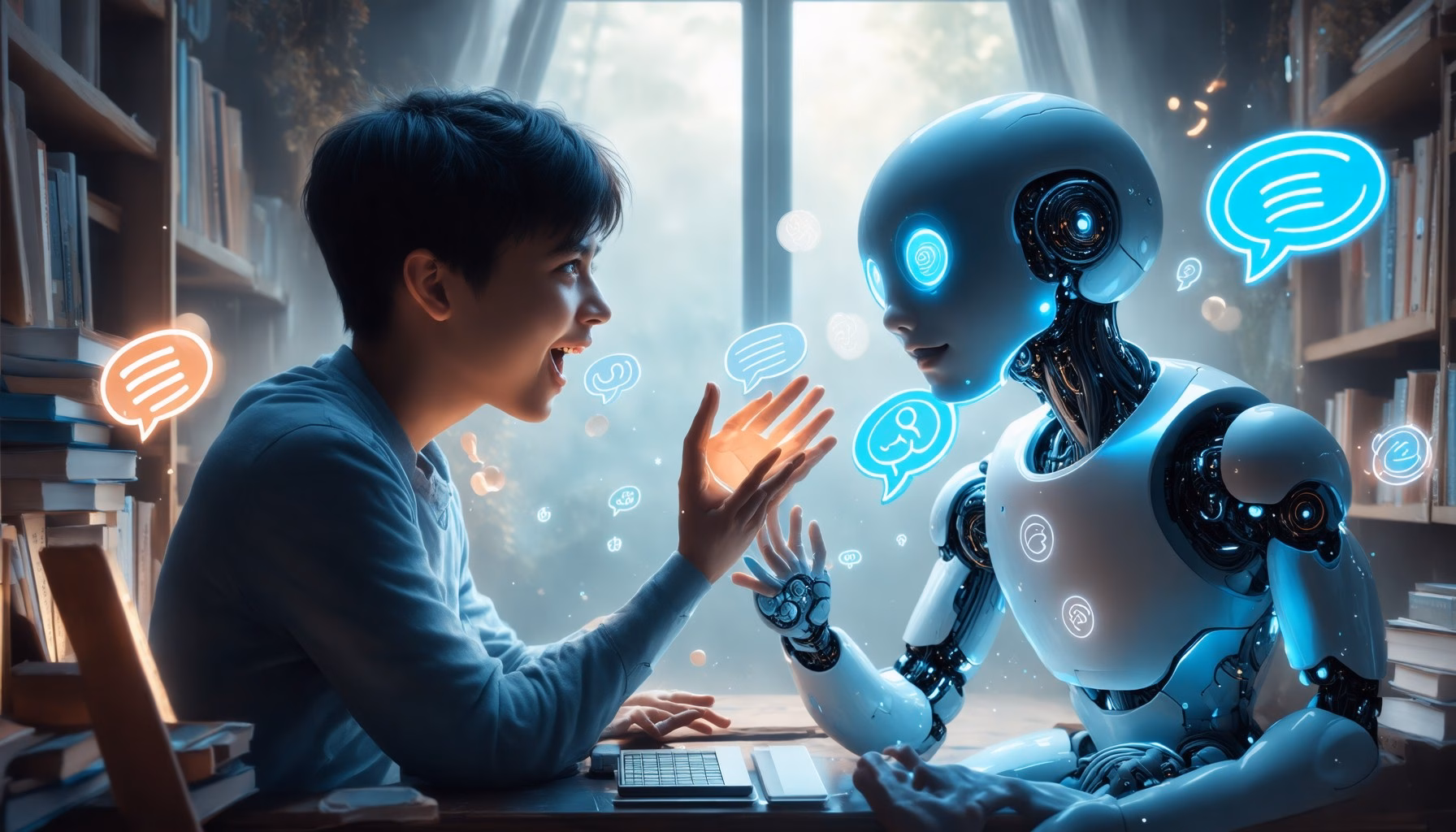 Engaging in a Conversation with AI Robot: Your Guide to Interactive Talking Robots and English Learning Without Cheating