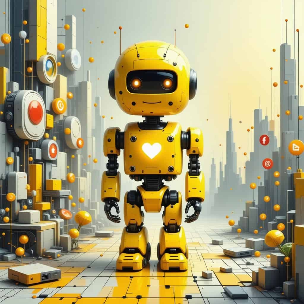 黄色のメッセンジャーボット