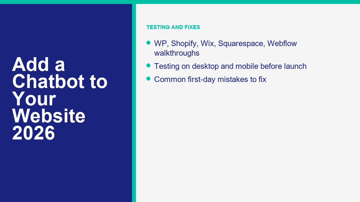 How to Add a Chatbot to Your Website in Under 30 Minutes (2026 Guide) 2 chatbot widget mobile