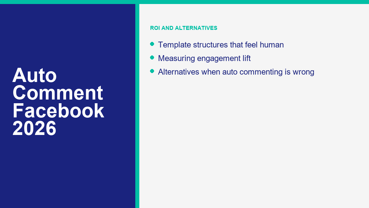 Auto Comment Facebook: The Complete 2026 Guide to Automated Engagement Without Getting Banned 2 auto comment alternatives