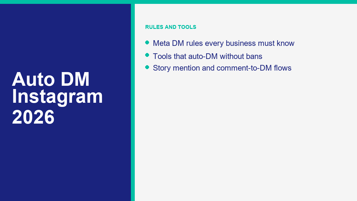 Instagram DM automation