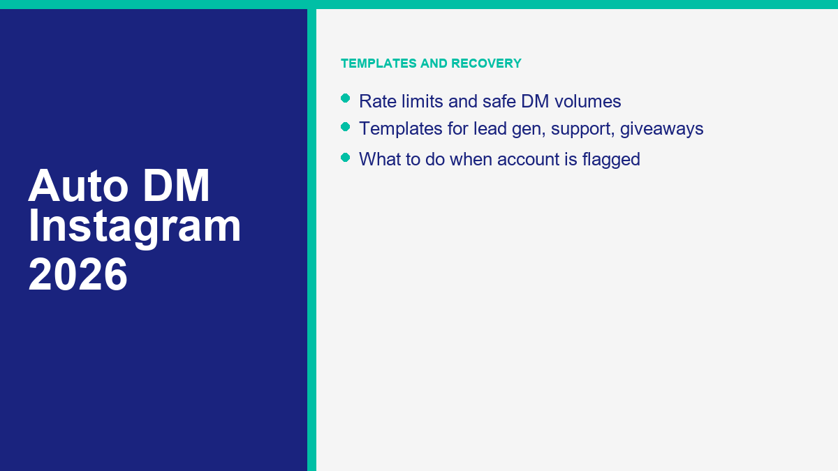Instagram auto DM safety
