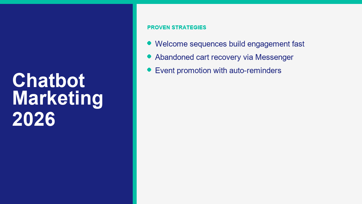 Chatbot Marketing 2026: 12 Proven Strategies That Convert 3x Better Than Email 1 聊天机器人营销策略
