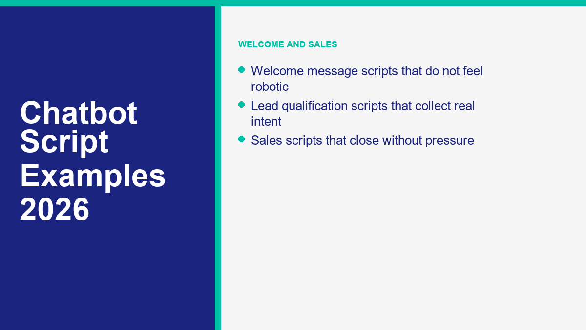 chatbotscript-sjablonen