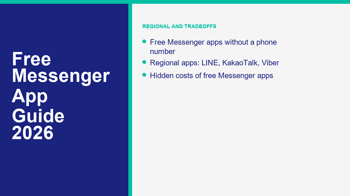 Free Messenger App Guide: Every Legit Download and Alternative in 2026 2 Messenger app alternatives