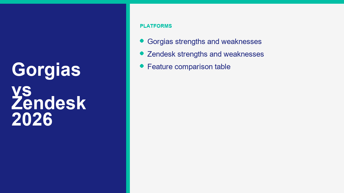 Gorgias vs Zendesk