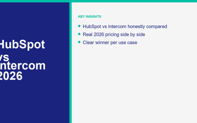 HubSpot Service Hub vs Intercom 2026: Dukungan CRM-Native vs Platform Berbasis Pesan Pertama