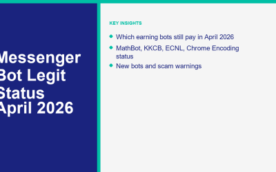 Status Bot Messenger Legit April 2026: Bot Penghasil Mana yang Masih Membayar dan Mana yang Berhenti