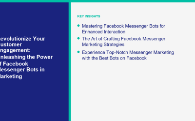 Revolutionieren Sie Ihr Kundenengagement: Die Macht von Facebook Messenger Bots im Marketing entfesseln