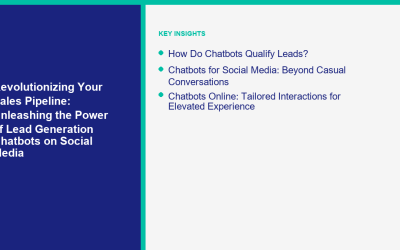 Revolutionierung Ihrer Vertriebspipeline: Die Kraft von Lead-Generierungs-Chatbots in sozialen Medien entfesseln