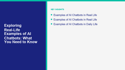 Real Ife Example Exploring Real-Life Examples Of AI Chatbots: What You Need To Know ...