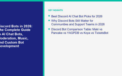 Discord-Bots im Jahr 2026: Der vollständige Leitfaden für KI-Chatbots, Moderation, Musik und benutzerdefinierte Bot-Entwicklung