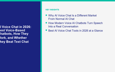 AI Voice Chat sa 2026: Pinakamahusay na Voice-Based Chatbots, Paano Sila Gumagana, at Kung Tinatambakan Nila ang Text Chat