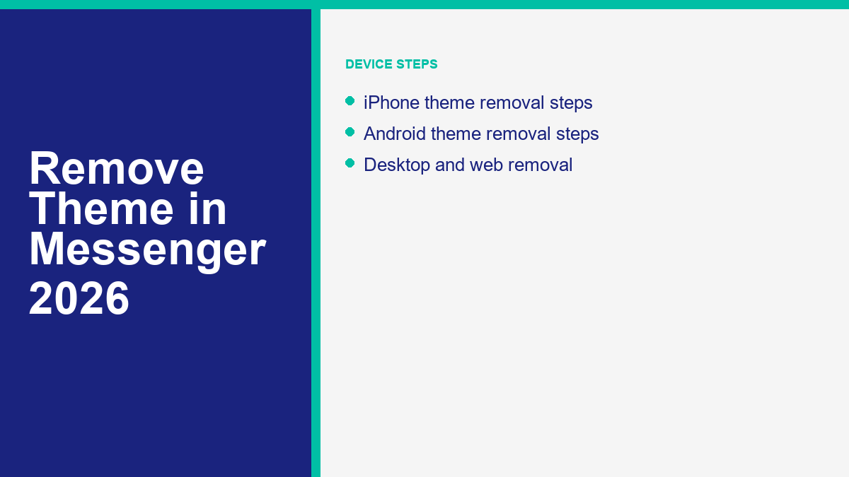 Messenger theme removal