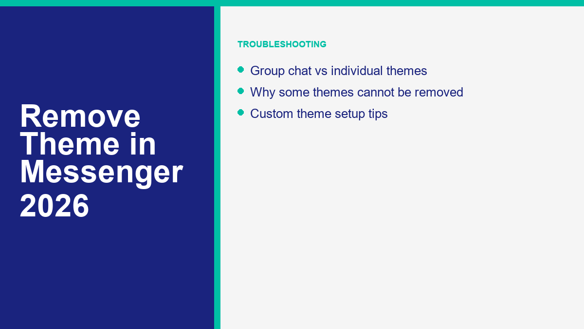 Messenger default appearance