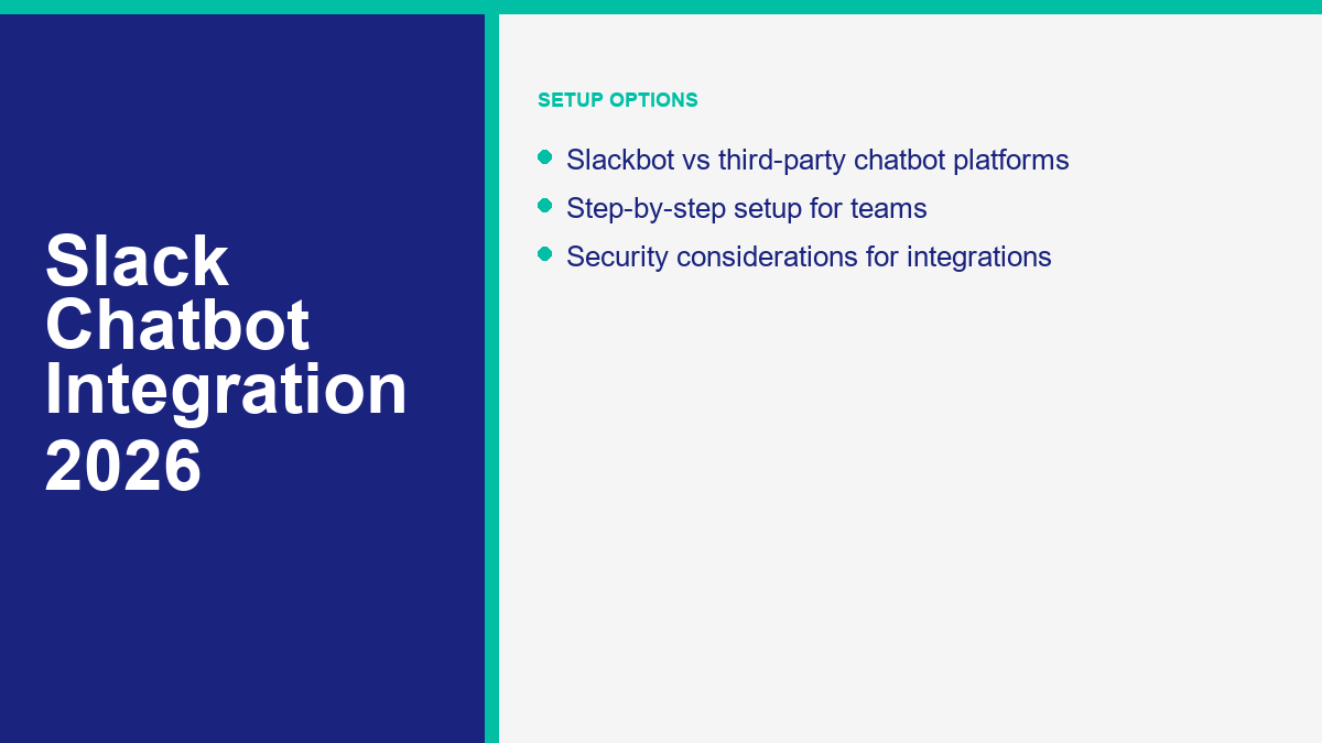 Slack chatbot platforms